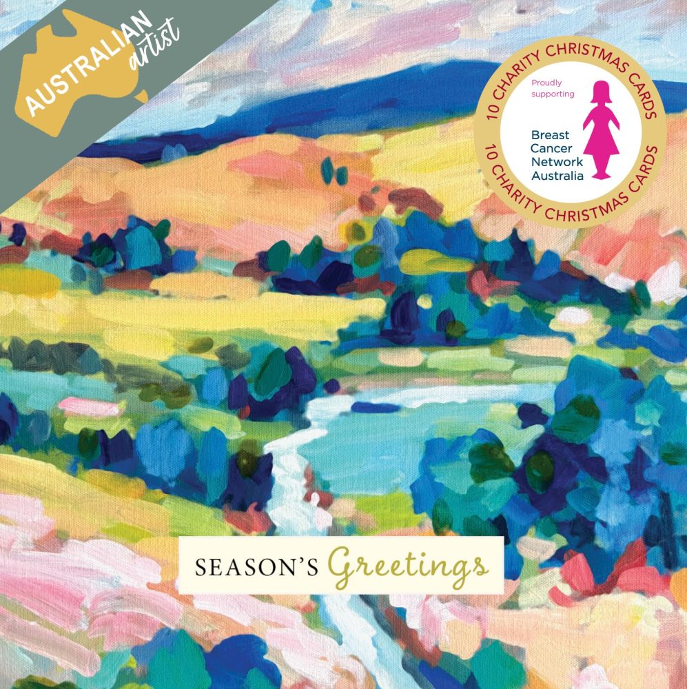 Christmas Card Wallet-BCNA-Australian Christmas Landscape