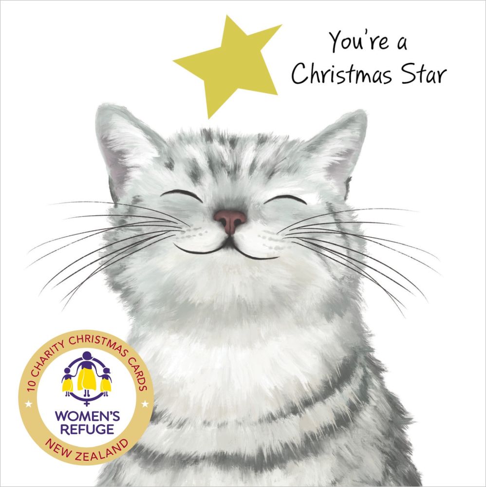 Christmas Card Wallet-Women's Refuge-Christmas Star