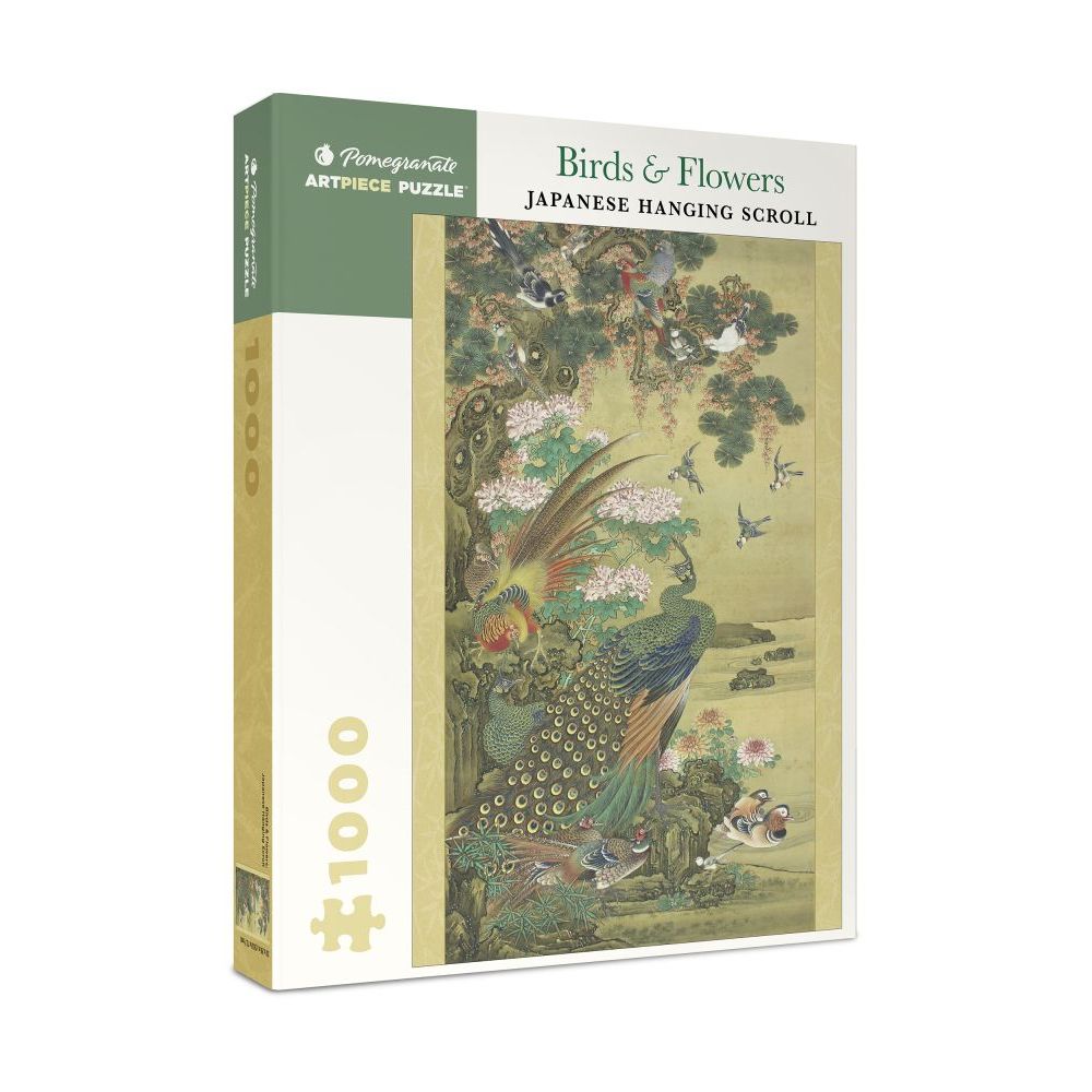 1000-Piece Jigsaw Puzzle-Birds & Flowers