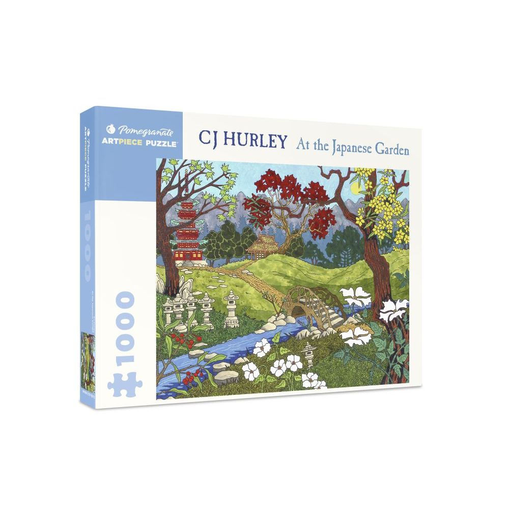 1000-Piece Jigsaw Puzzle-Hurley-At the Japanese Garden