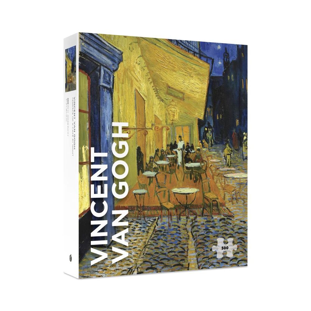 500-Piece Jigsaw Puzzle-Van Gogh-Terrace of a Café at Night