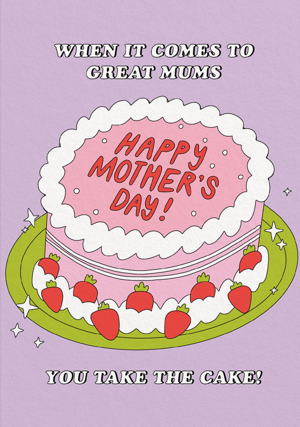 Card-Happy Mother's Day Cake