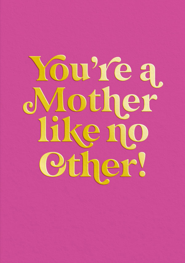 Foil Card-Mother Like No Other