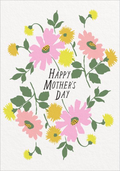 Foil Card-Mother's Day Cosmos