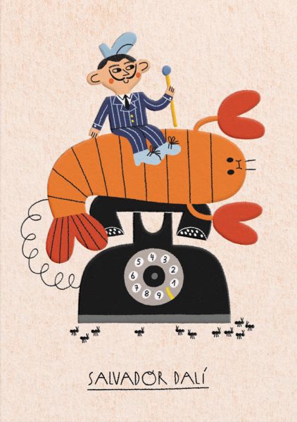 Card-Salvador Dalí