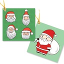 Christmas Gift Tags-Santa