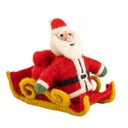 Decoration-Felt-Santa Sleigh