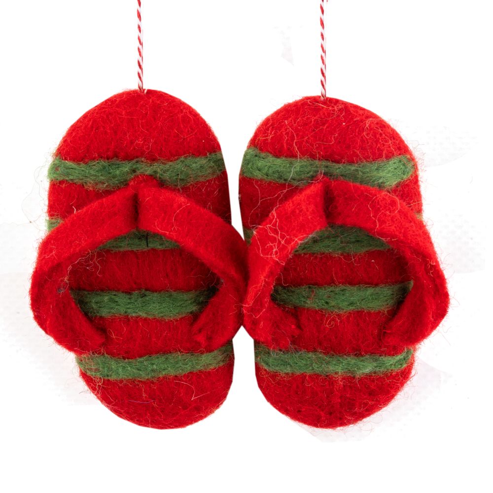 Decoration-Felt-Thongs Pair