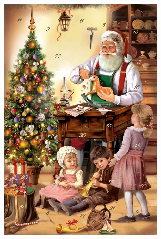 Advent Cal-Card-Carving