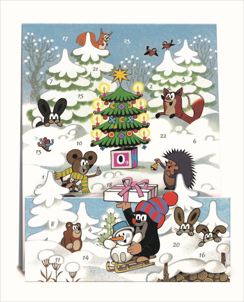 Advent Cal-Poster-Little Mole Celebrating Christmas