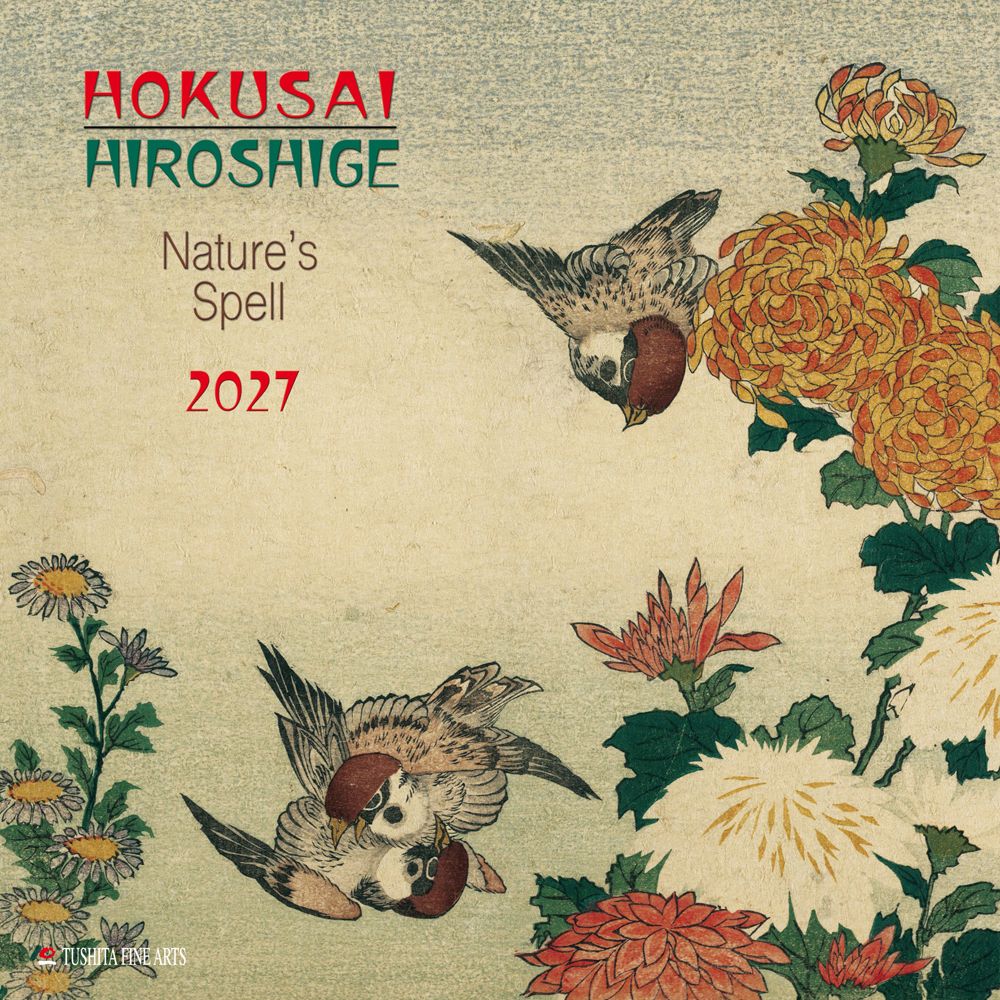 Tushita 30x30 Cal-Hokusai and Hiroshige-Natures Spell