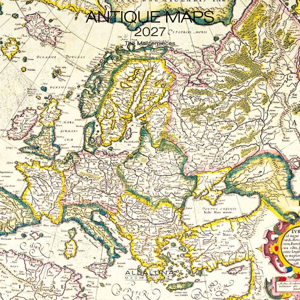 Allaluna 30x30 Cal-Antique Maps