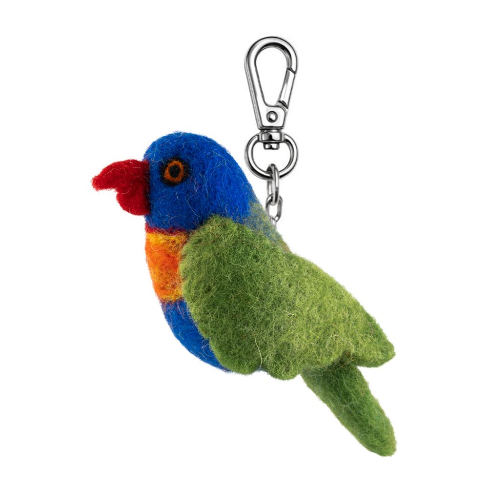 Key Chain-Felt Lorikeet