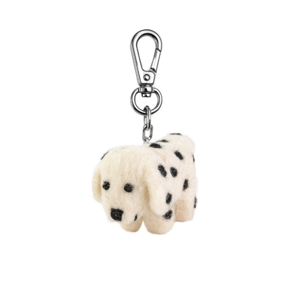 Key Chain-Felt Dog Spot