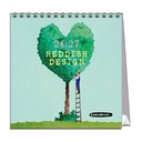 Vevoke Desk Calendar-Reddish