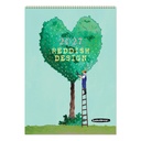 Vevoke Medium Calendar-Reddish