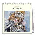 Vevoke Desk Calendar-Cat Drawings