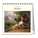 Vevoke Desk Calendar-Chickens