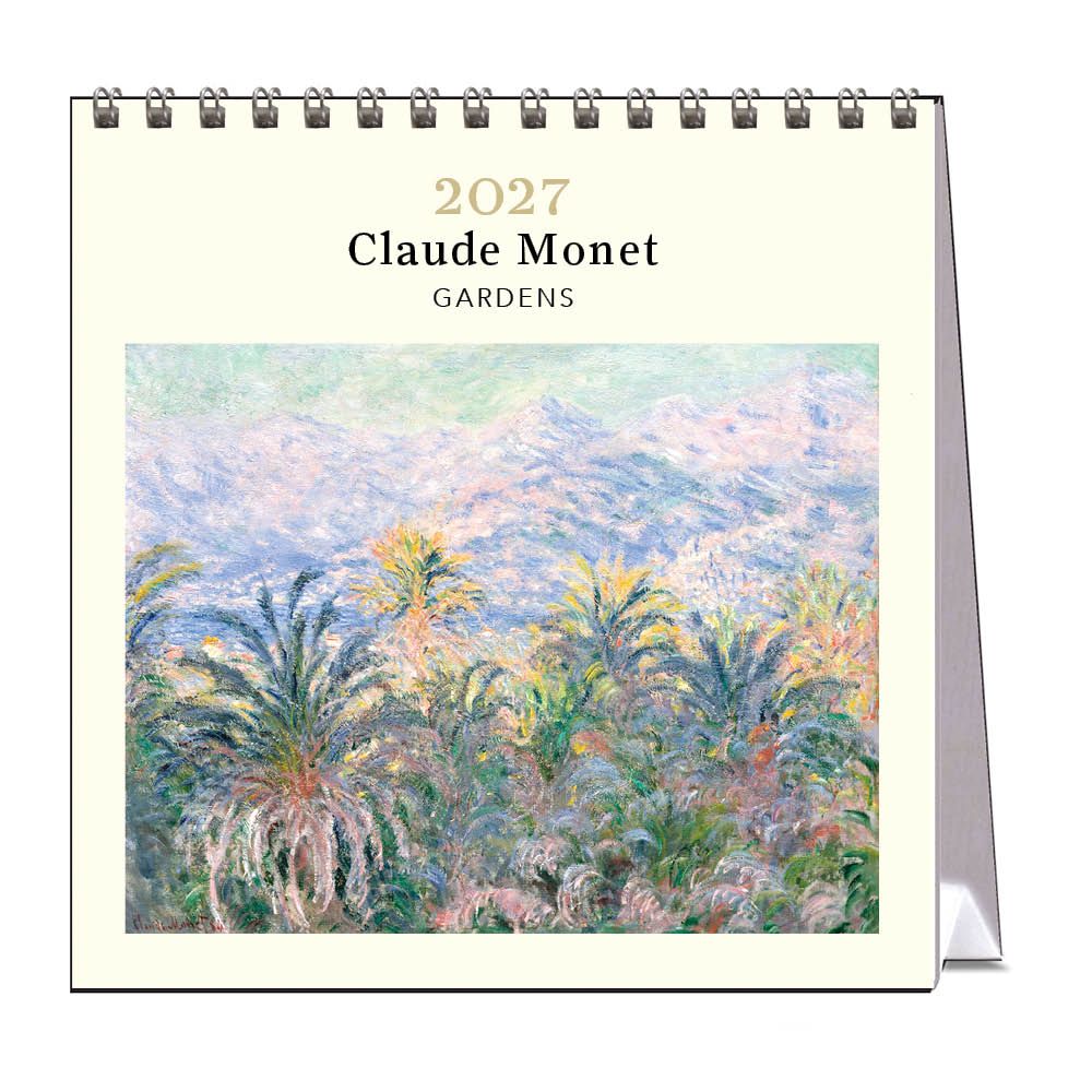 Vevoke Desk Calendar-Monet's Gardens