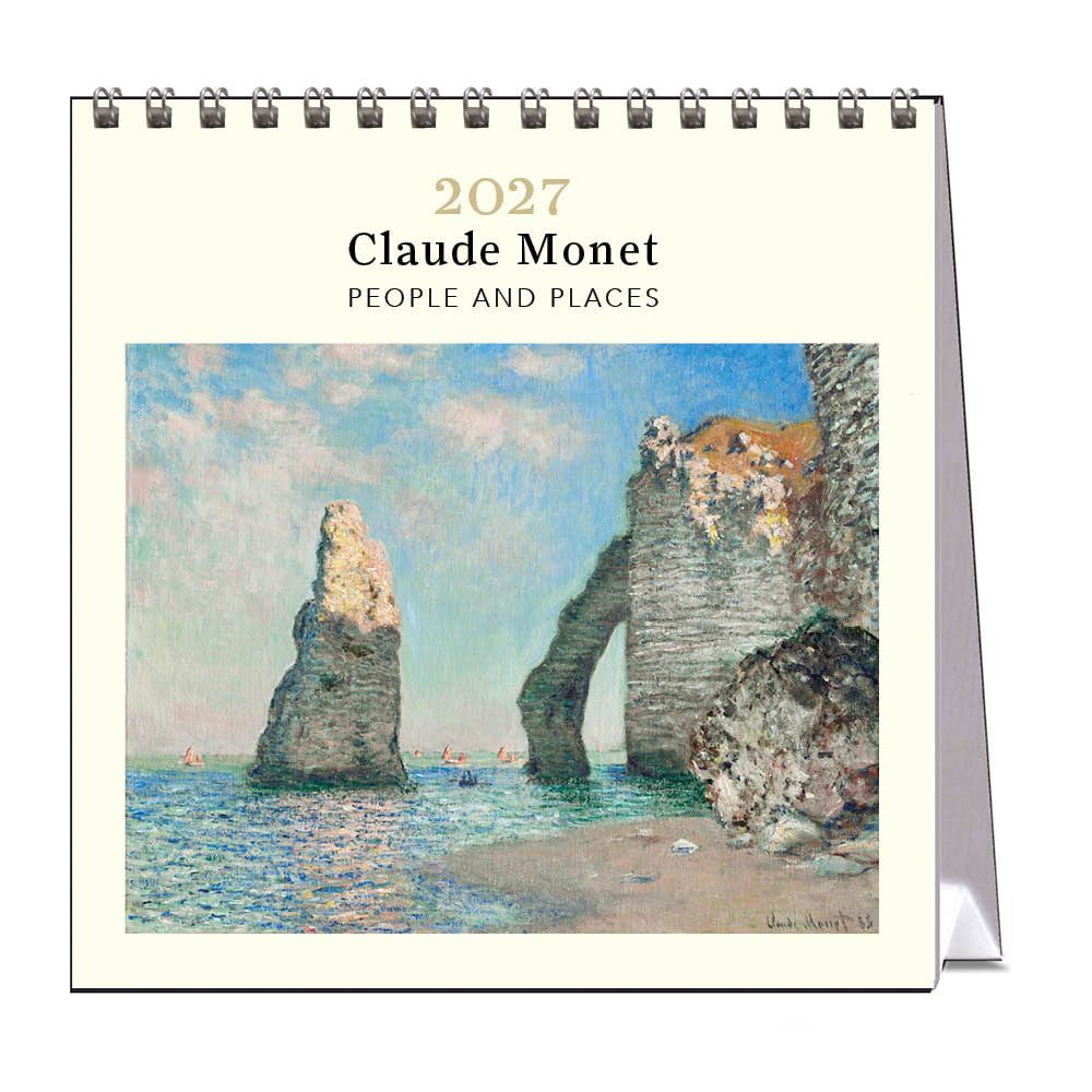 Vevoke Desk Calendar-Monet-People and Places