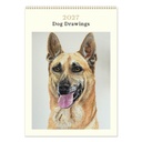 Vevoke Medium Calendar-Dog Drawings