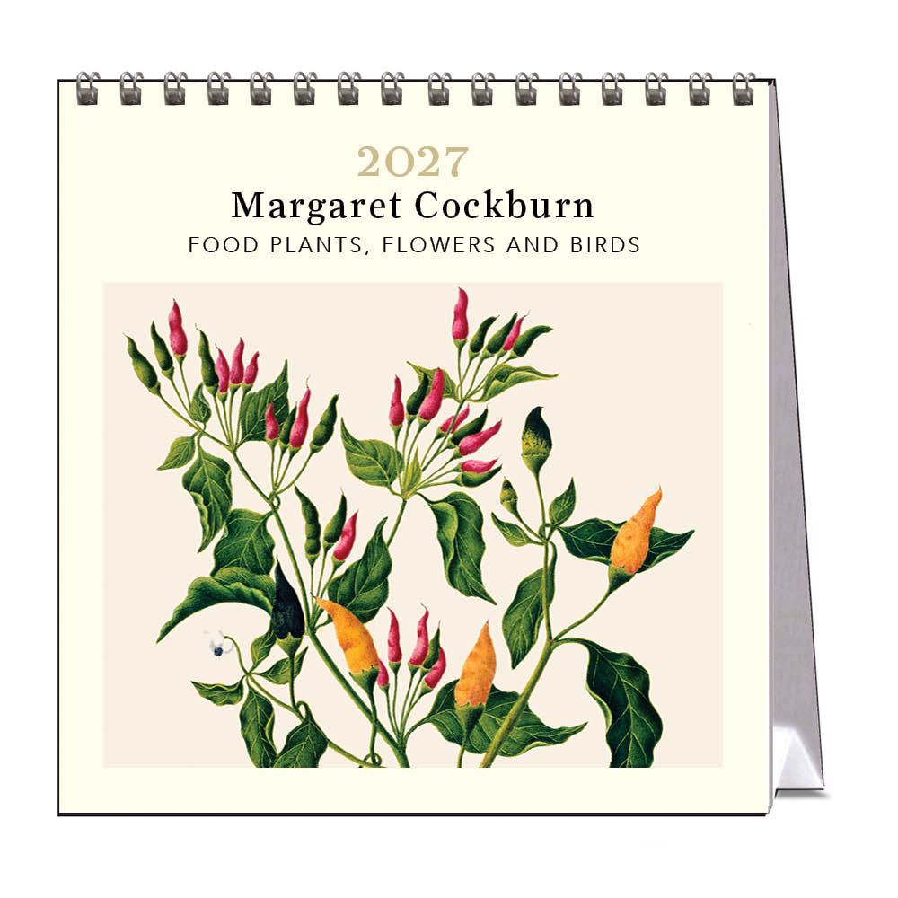 Vevoke Desk Calendar-Margaret Cockburn-Food Plants, Flowers and Birds