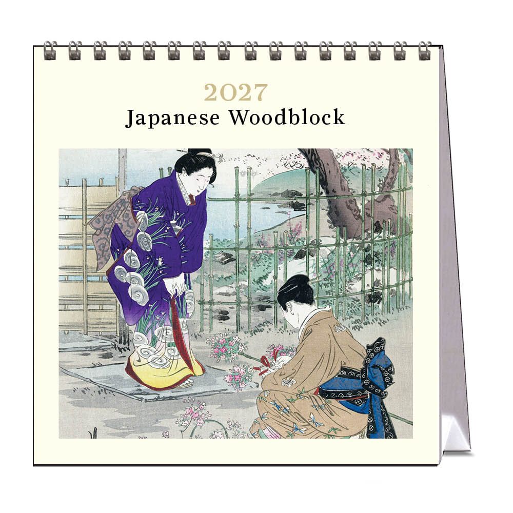 Vevoke Desk Calendar-Japanese Woodblock