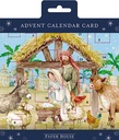 Advent Cal Card-Christmas Nativity Scene