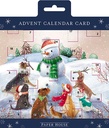 Advent Cal Card-Around the Snowman