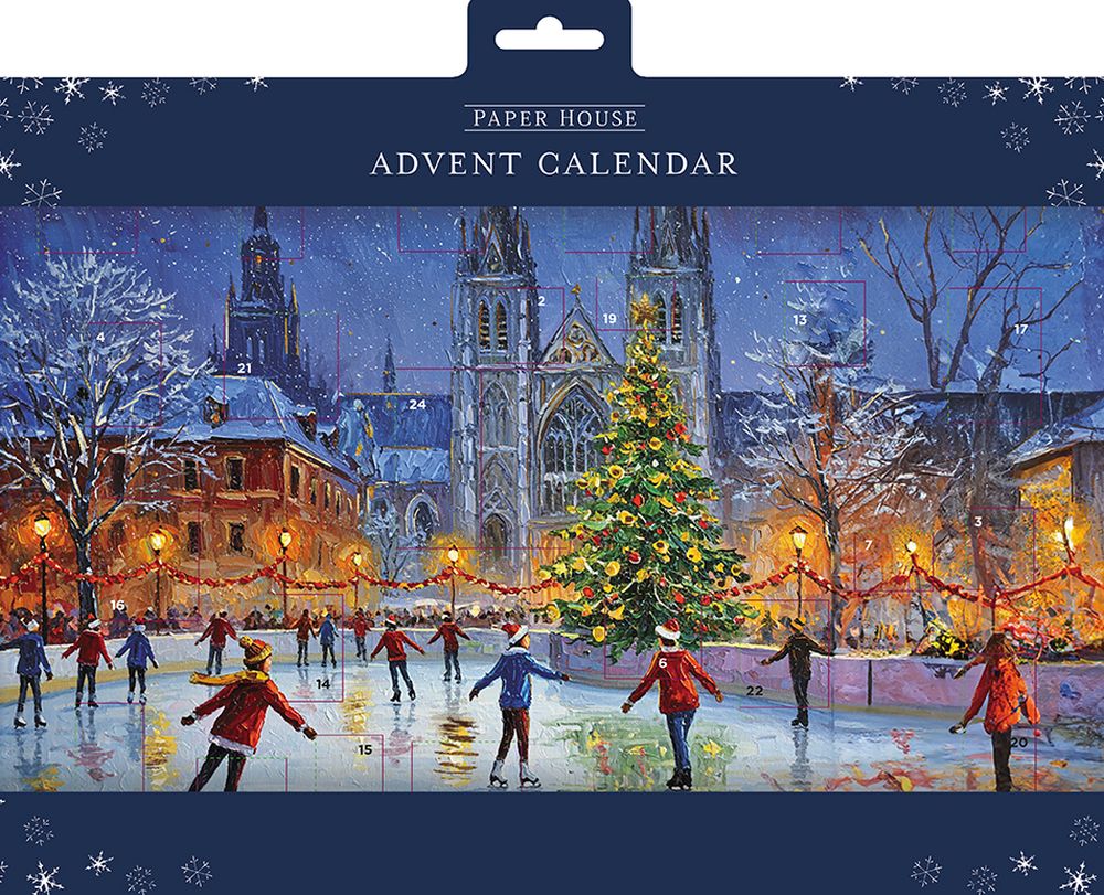 Advent Cal Poster-Skating Around the Tree