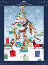 Advent Cal Lge Poster-Dogs Around Christmas Tree
