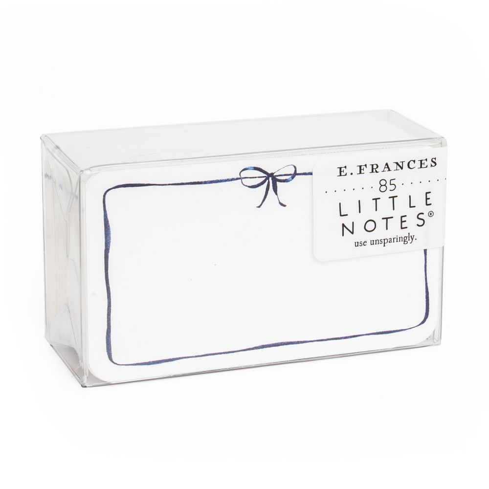 Little Notes-Navy Bow
