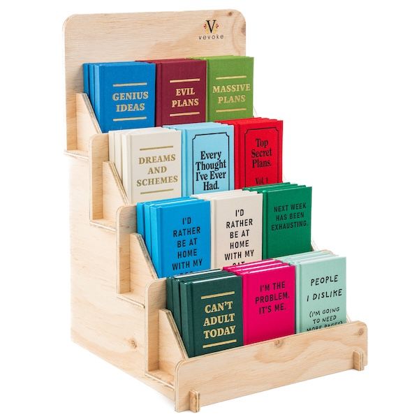 Tiny Notebooks Counter Display Stand