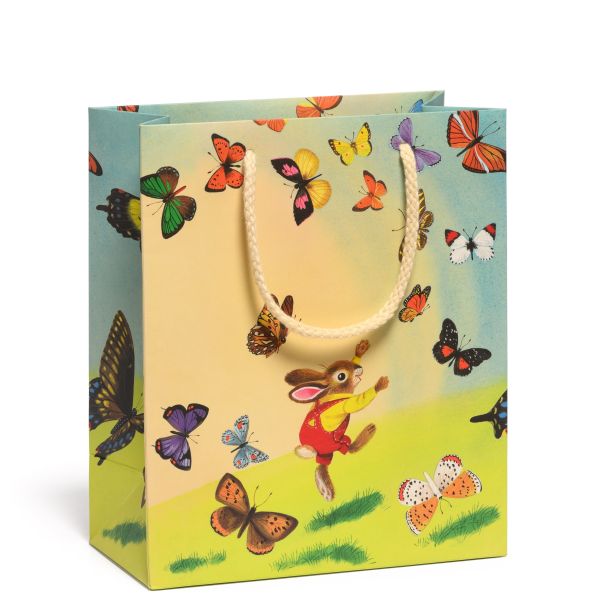 Gift Bag Medium-Bunny and Butterflies