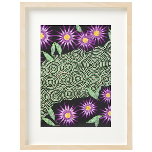 Art Print-Lillies In The Wetlands