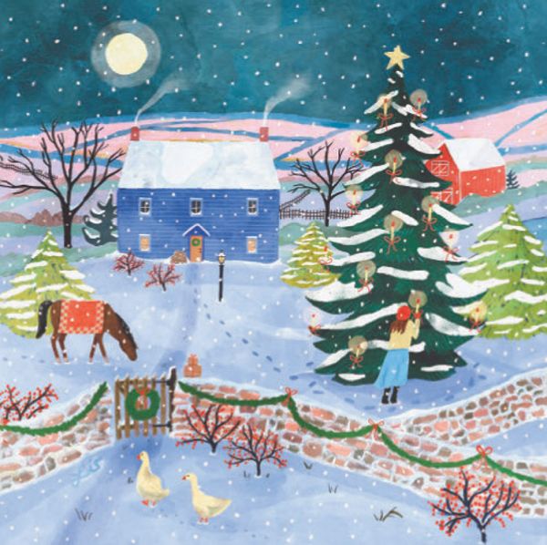 Card Pack of 6-Country Christmas