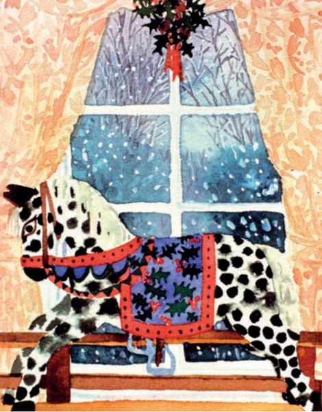 Card Pack of 6-Rocking Horse