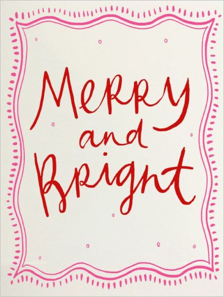 Card-Merry and Bright
