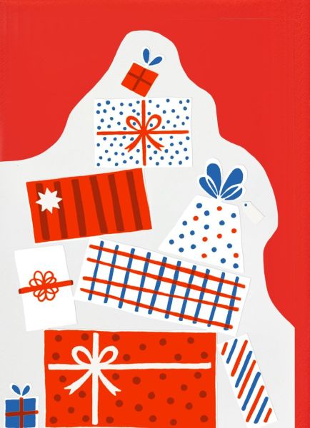 Cut Out Card-Christmas Presents