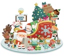 3D Pop-Up Advent Cal-Santa's Sleigh Popup
