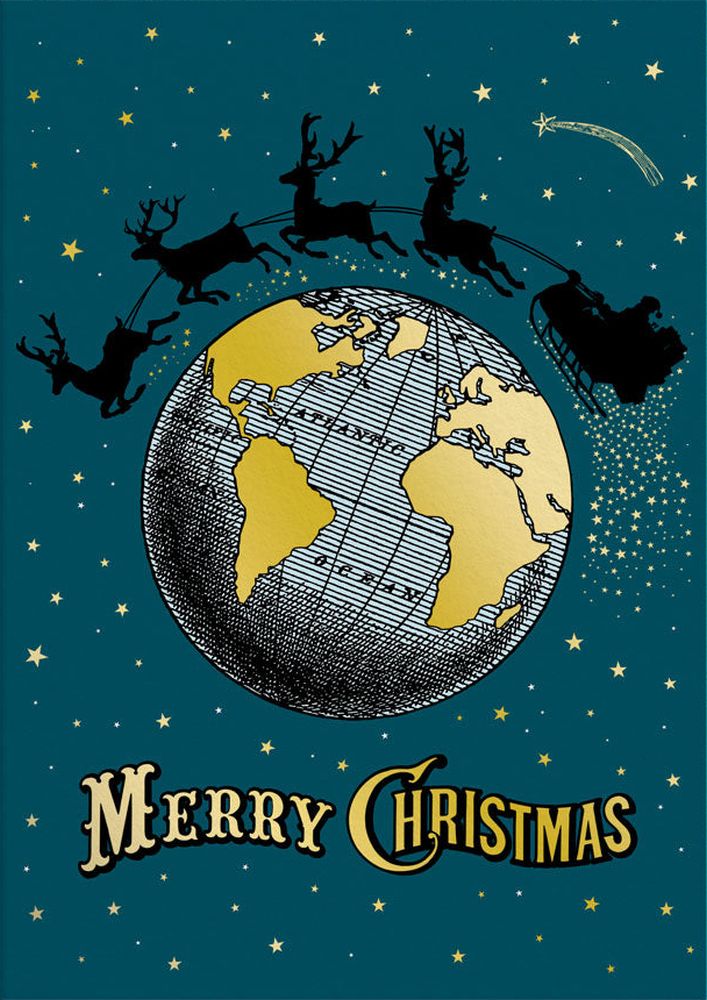 Foil Card-Christmas Globe