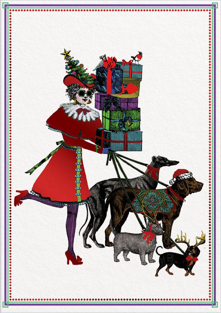 Foil Card-Christmas Shopping