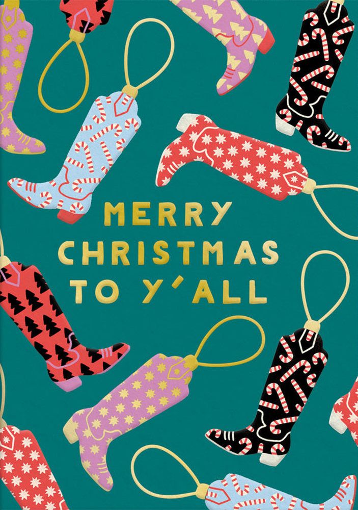 Foil Card-Merry Christmas Y'all