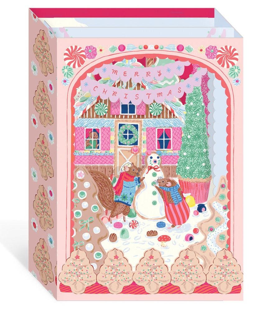 3D Pop-Up Card-Gingerbread House
