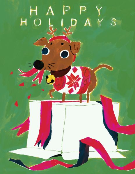 Card-Happy Holidays Pup