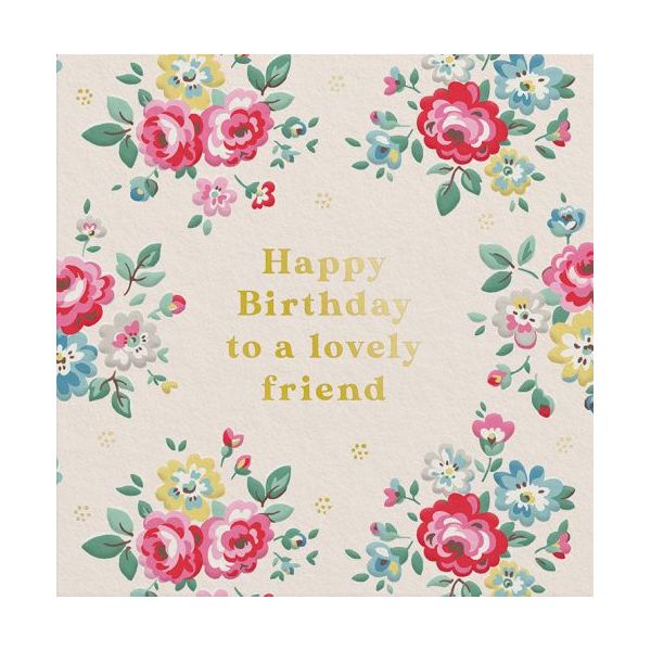 Cath Kidston Mini Card-Friend Floral