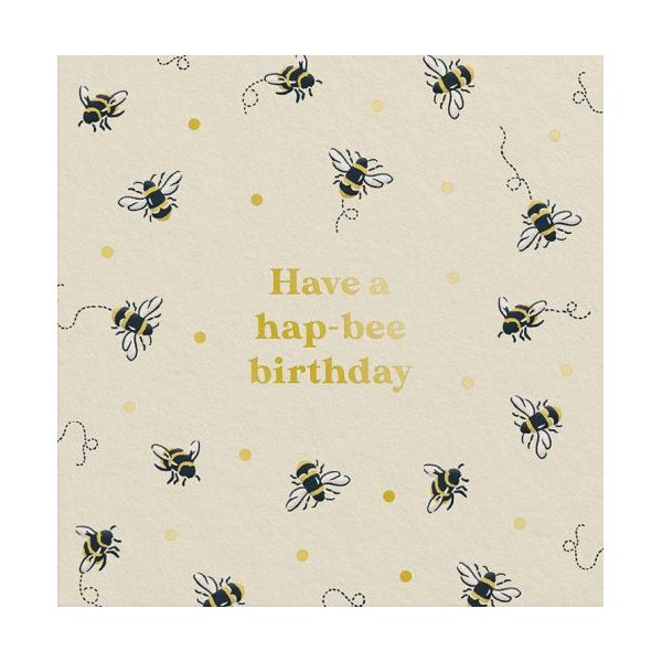 Mini Card-Bees Birthday