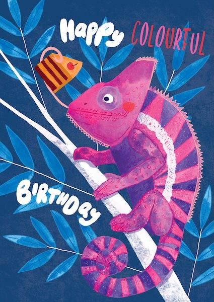 Card-Colourful Birthday