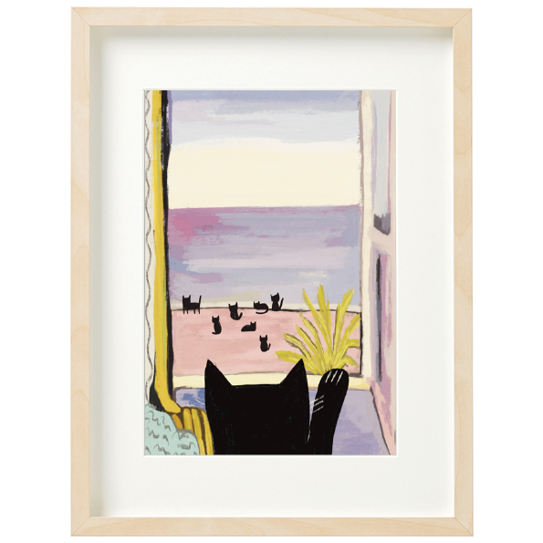 Art Print-Catisse Window