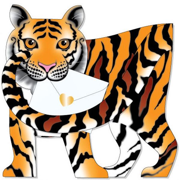 3D Card-Tiger-Tyger